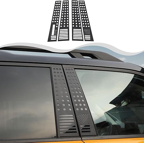 HTHE Para Ford Bronco Sport - Postes de pilar para puerta y ventana, compatible con accesorios deportivos Ford Bronco 2021 2022 2023 (aleación de