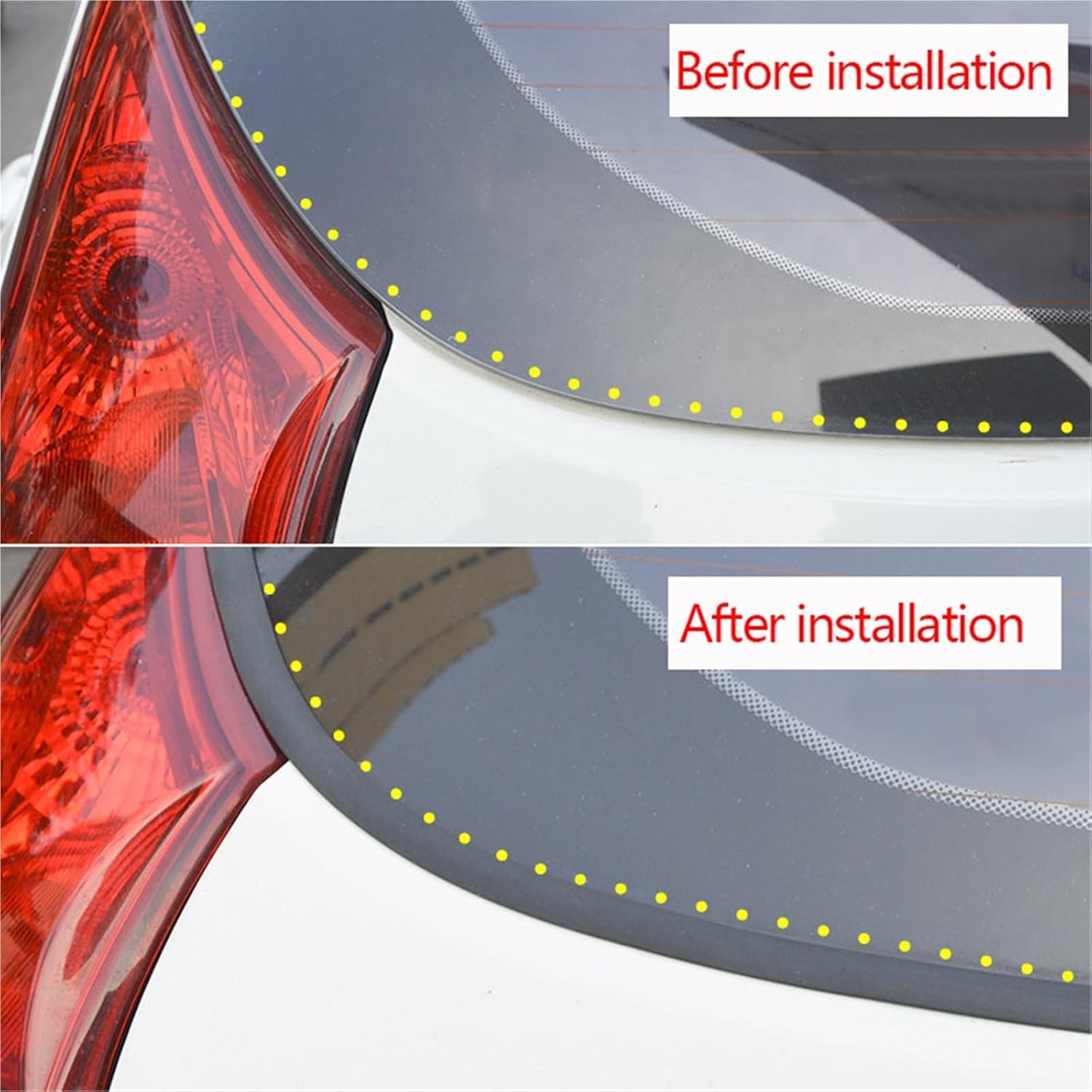 Car Rubber Sealing Strip 2m Rear Window Auto Seal Strips Universal(2 Meters)