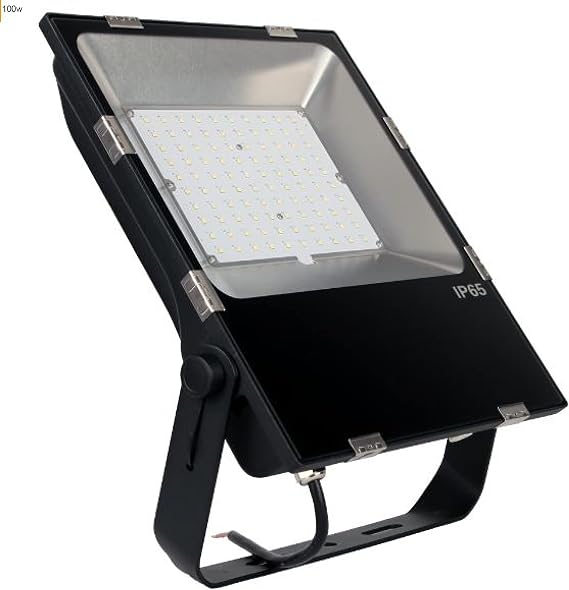 100W LED Flood Lights Outdoor 5000 K 13500 Lumen 135LM/W [650-900W HPS/HID ] Waterproof, Indoor/Outdoor Home Commercial Garage Porch Warehouse Garden Patio decks Backyard Playground Yard 85-277 V UL