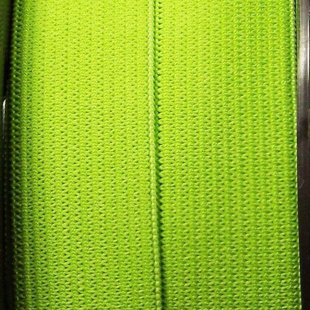 Elastic Flat Anti Roll 999D, 016 Apple Lime Green, 20mm 2m