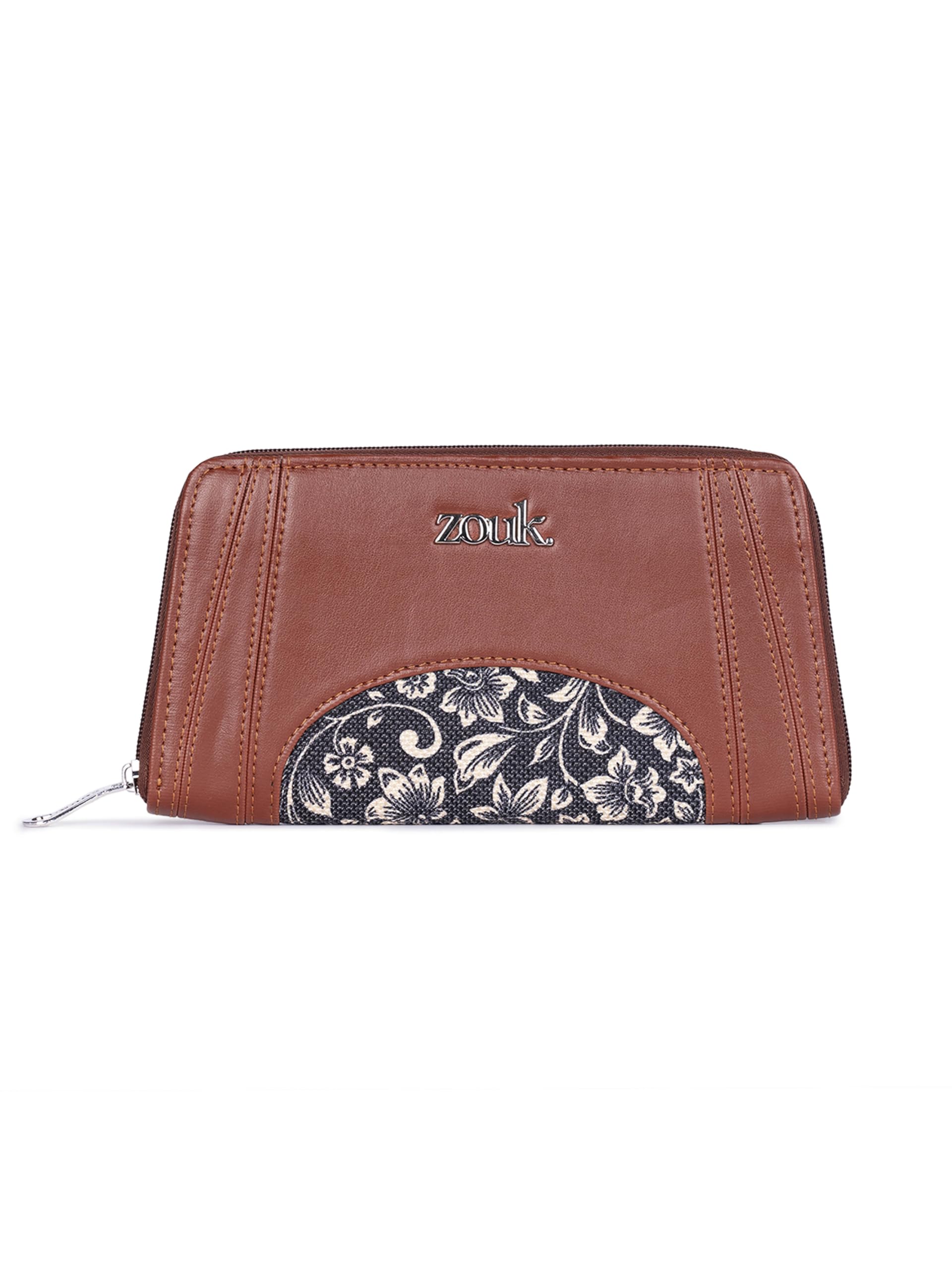 Arika Zipper Wallet - FloMotif | Stylish, Spacious & Trendy Floral Pattern-image-36