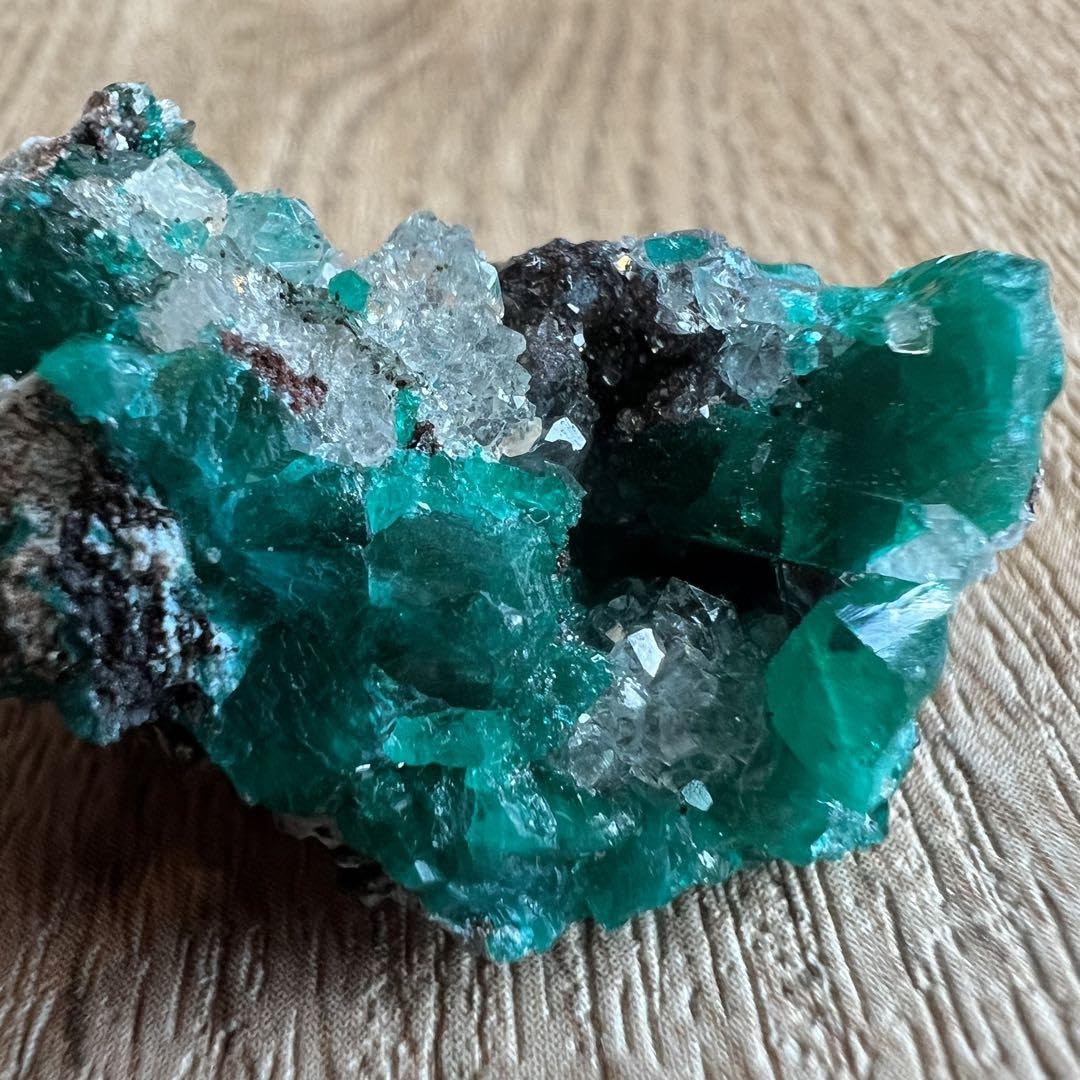 ダイオプテーズ セルサイト プランヘ石 共生 鉱物 標本 原石