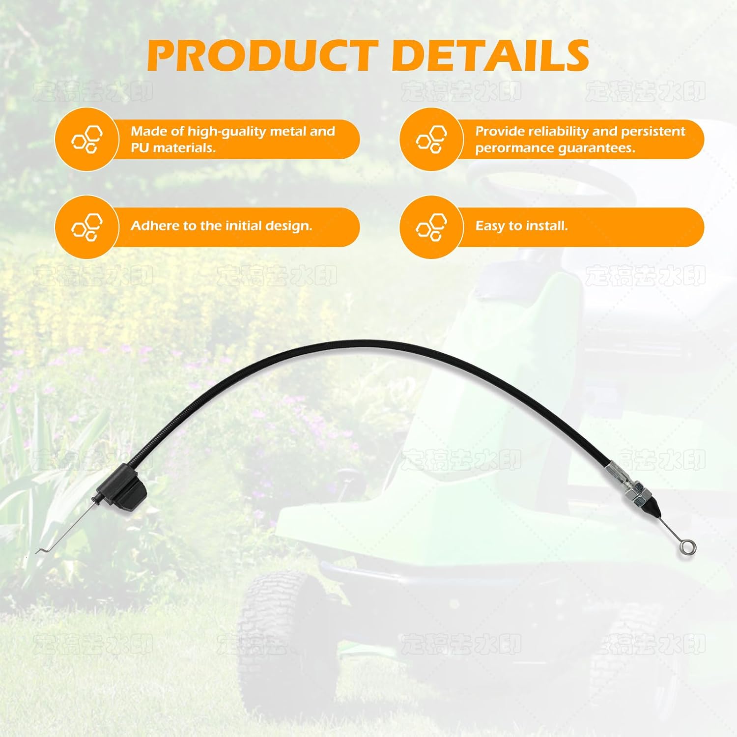 064-8057-17 Brake Cable for Bad Boy Lawn Mowers Series,Compatible with MZ/MZ Magnum 2017-2024 models