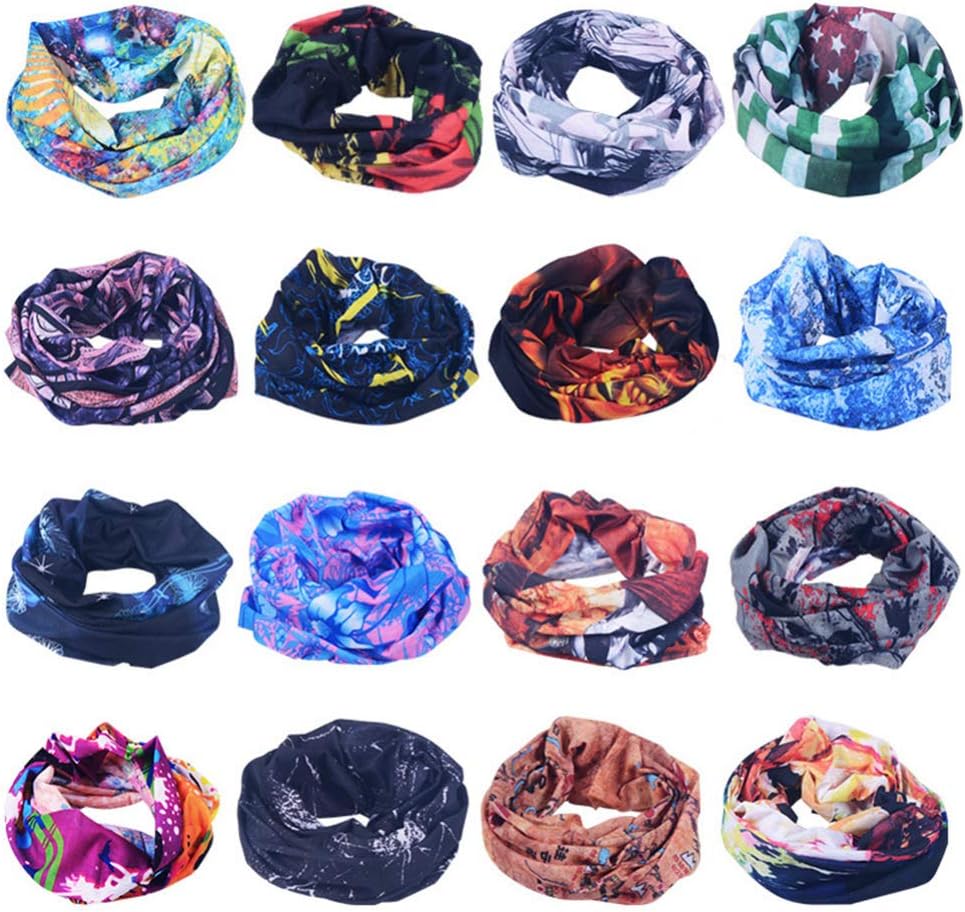BESPORTBLE 10PCS Windproof Neck Gaiters Face Coverings for Men Women, UV protection Neck Gaiter Face Mask Men Women for Fishing Hiking Running Cycling, Colorful Full Face Mask : Everything Else