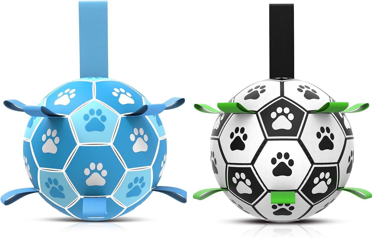 QDAN Diferent Style Dog Soccer Ball Set