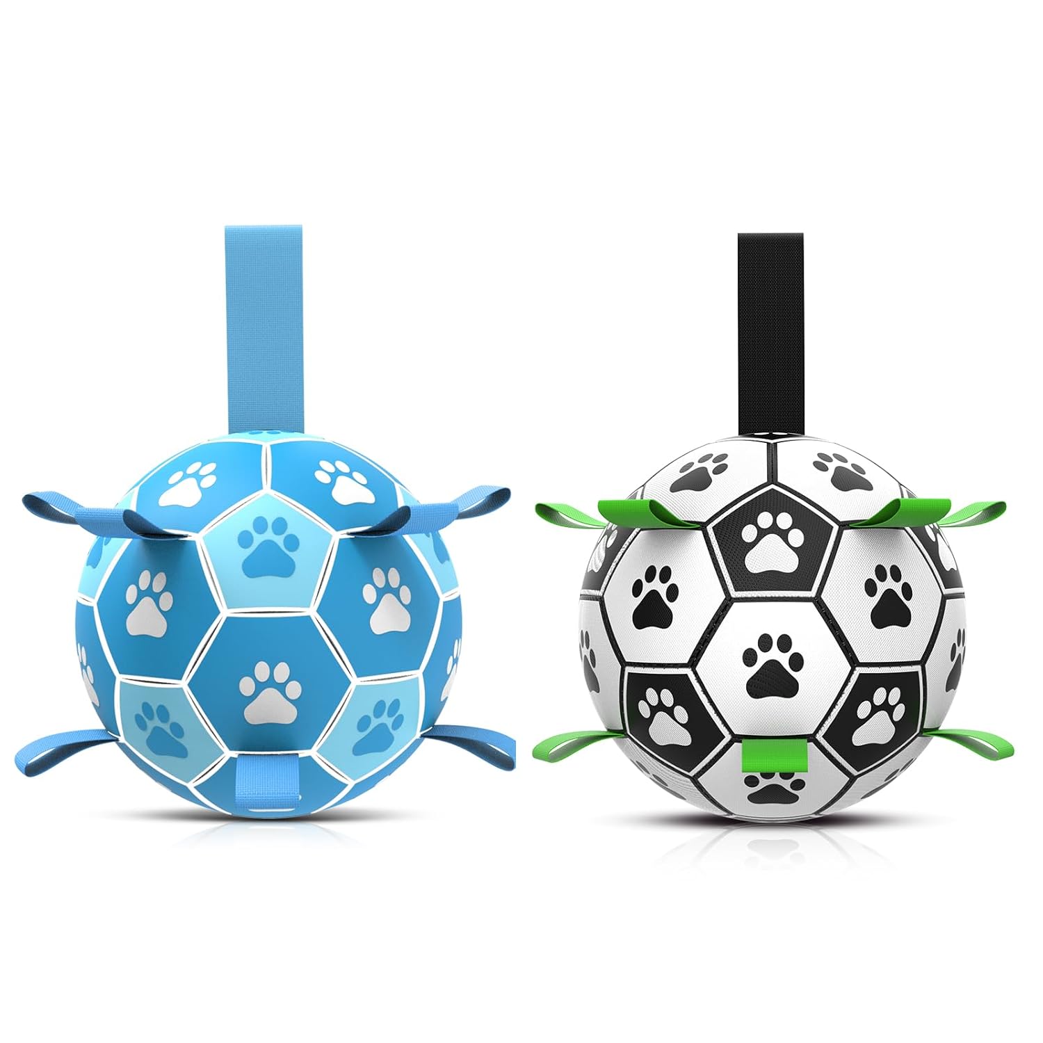 QDAN Diferent Style Dog Soccer Ball Set