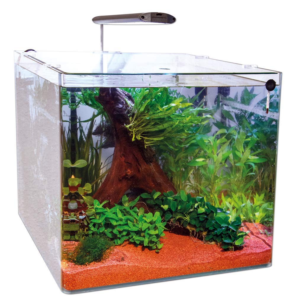 Dupla Nano Lux LED Aquarienlampe für kleine Aquarien Taglicht, Nachtlicht, Dimmer, 5.100 Kelvin. Deutsche Gebrauchsanweisung. 20W, Kabellänge LED-Modul: 210 cm Kabellänge Netzteil : 120 cm