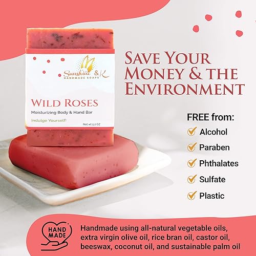 Miniatura 70 de Miel de avena - Barra de jabón para el cuerpo y las manos, jabón de baño hecho a mano, jabón de barra hidratante con cera de abejas, aceite