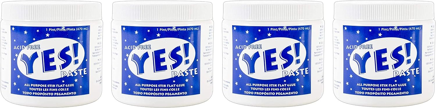 GANE ADH0901 Yes All-Purpose Stik Flat Glue, 1-Pint : Arts, Crafts & Sewing