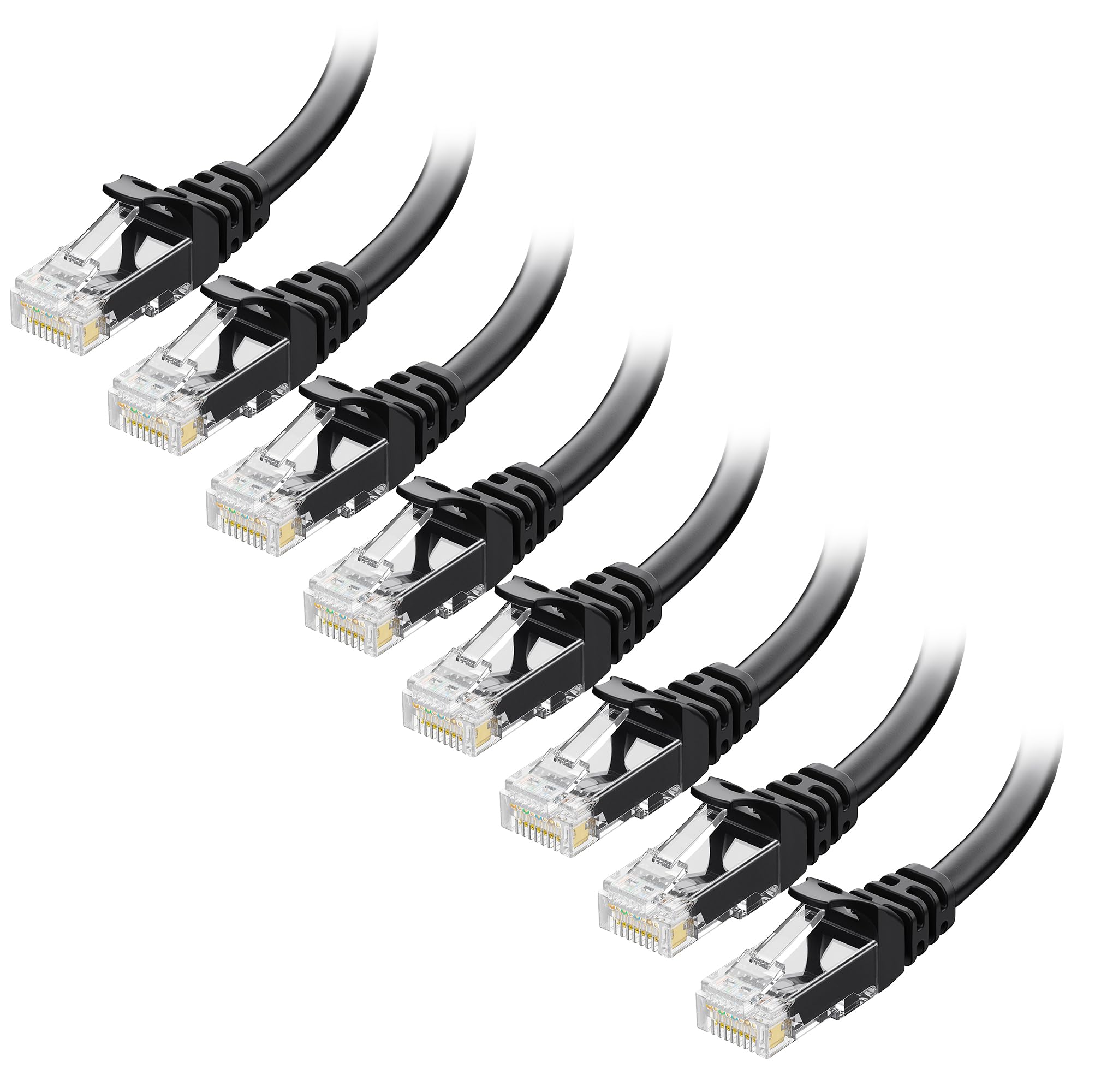 Amazon.com: Cable Matters 1Gbps 8-Pack Snagless Cat 5e Ethernet