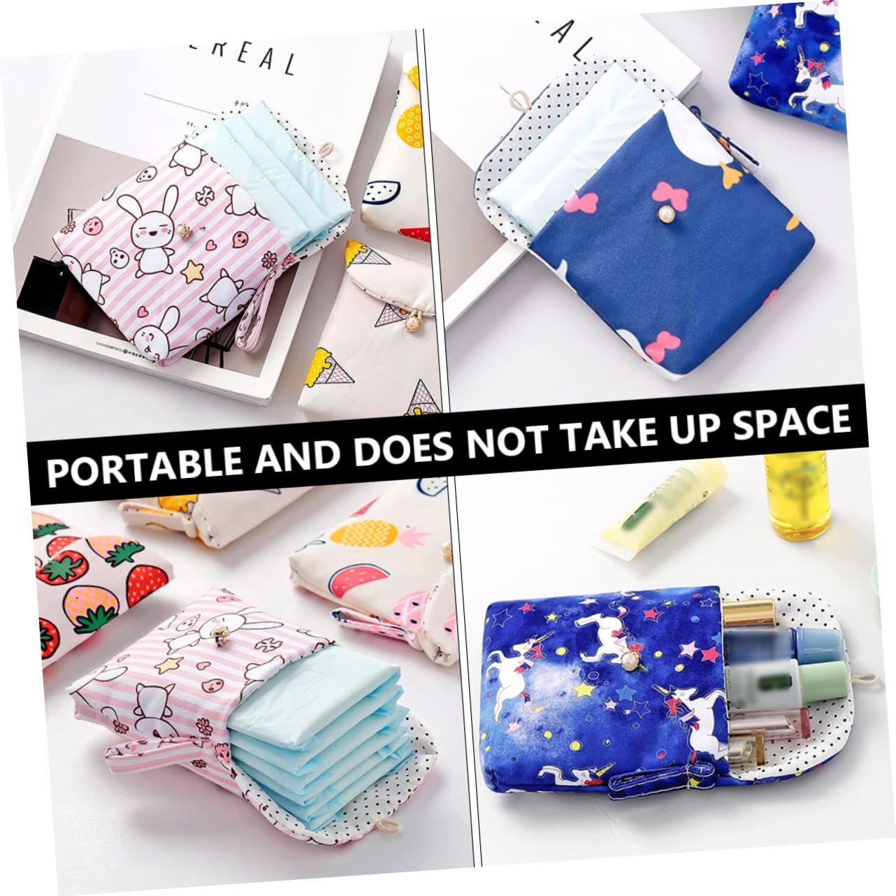 FOMIYES Assorbenti Igienici E Monete Pouches Multifunzione Design Creativo E Pratico Per Privati