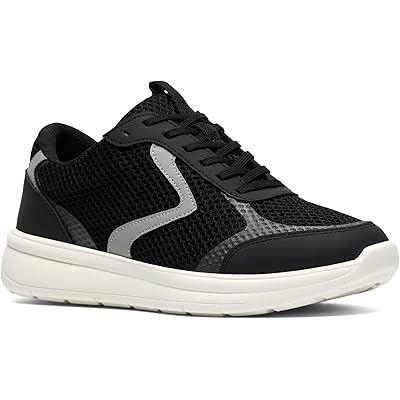 Clarks Ezrinn Tie black combi textile