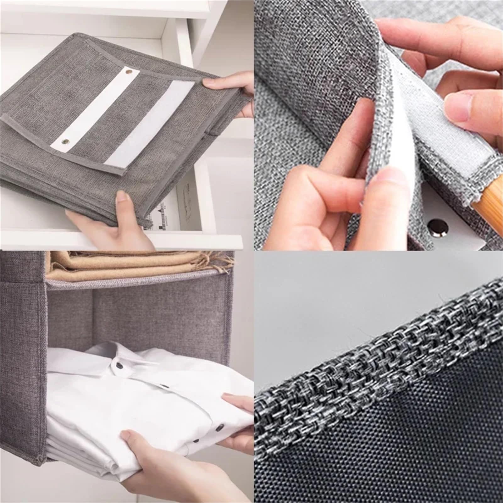 Hängeregal Creative Household Clothes Hanging Drawer Box Underwear Finishing Storage Collapsible Storage Shelves Closet Organizer Für Schlafzimmer(Gray 5-Layer)