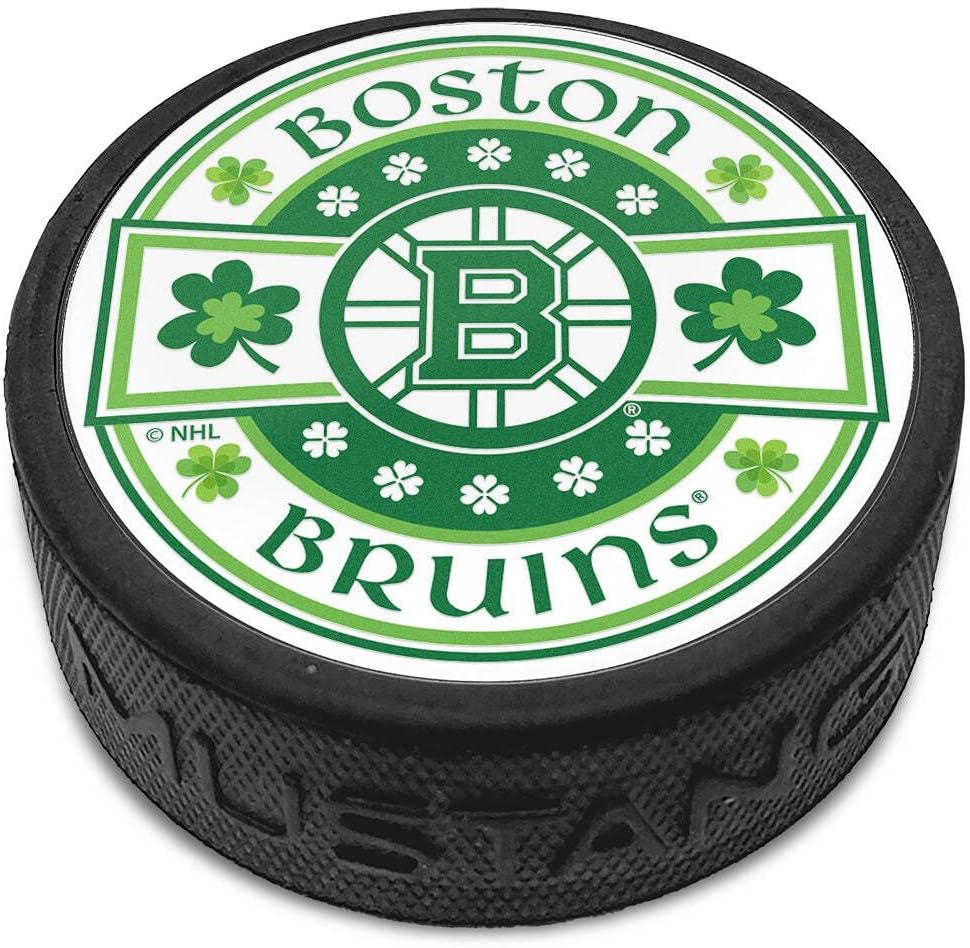 Boston Bruins Lucky St. Patrick's Day Puck