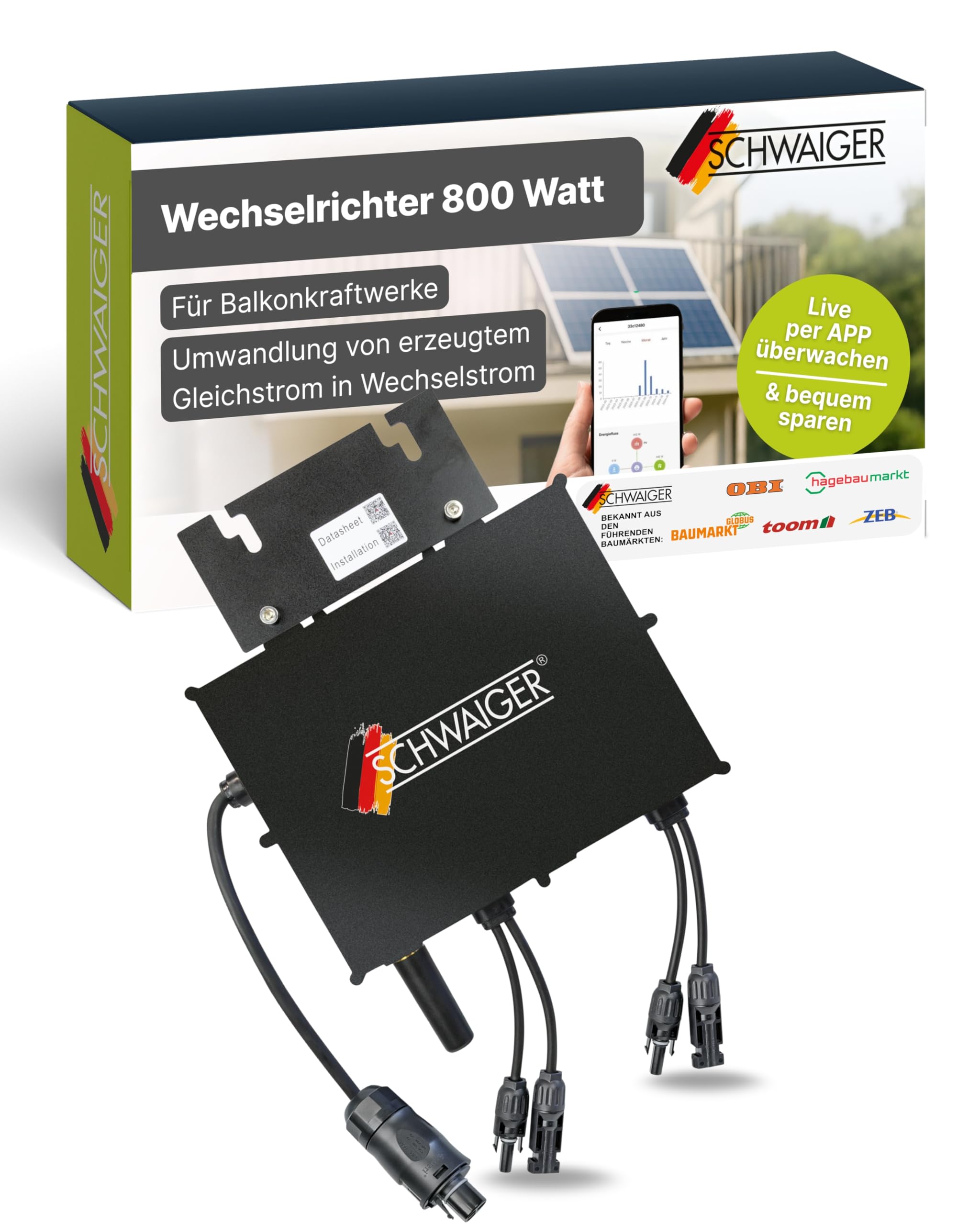 NEP Wechselrichter 800W DC auf AC
