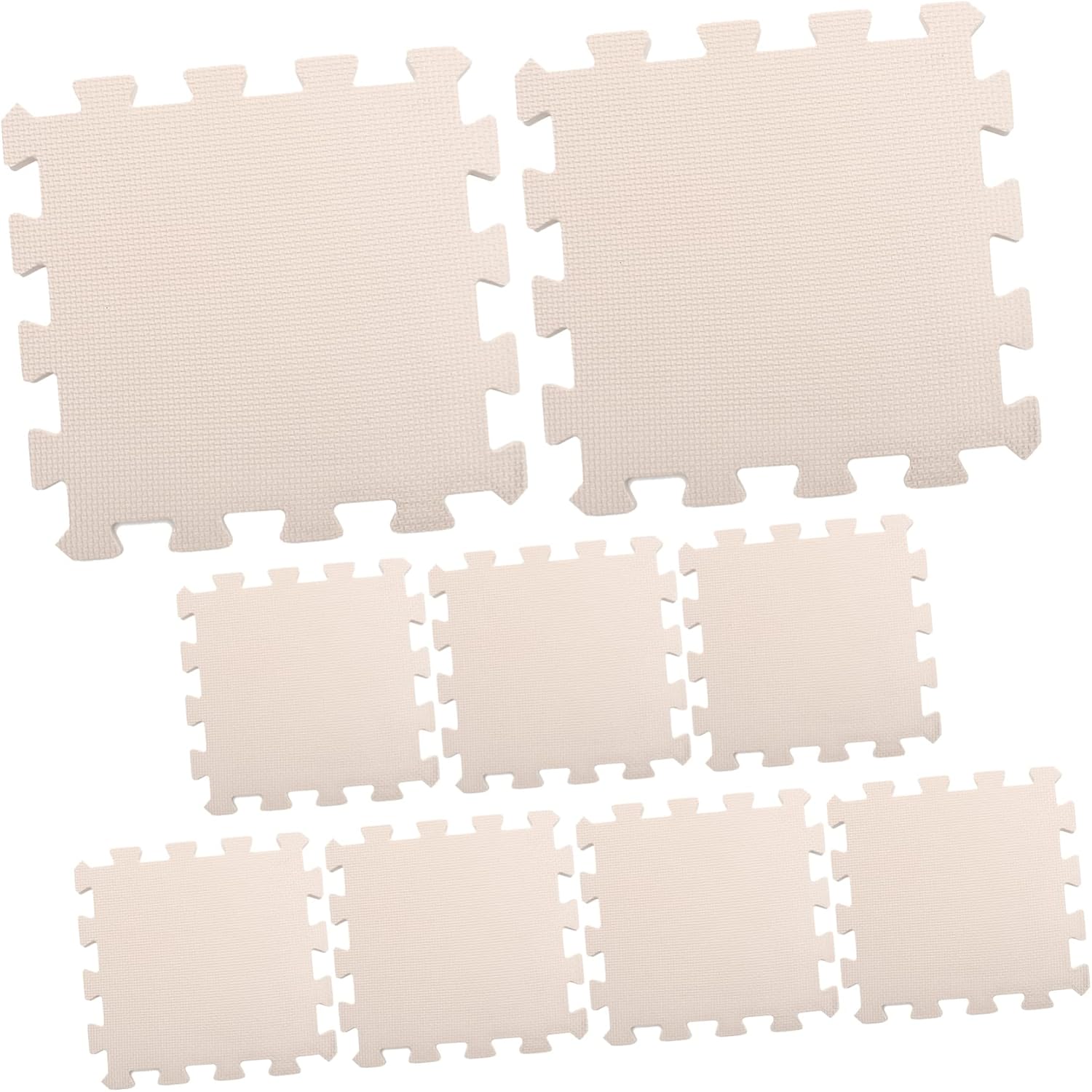 Gatuida 9Pcs Crochet Blocking Board Portable Practical Knitting Mat for DIY Projects Lightweight Design for Easy Needle Work and Versatile Crafting
