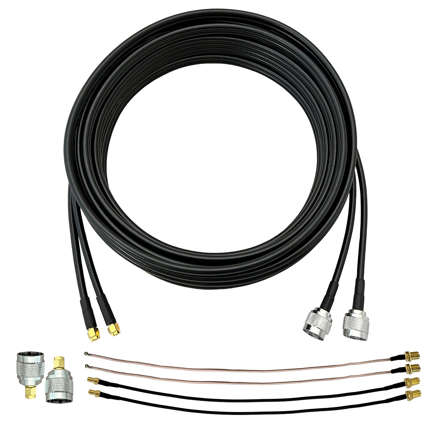 Waveform Twin-RS240 Coaxial Cable Bundle with SMA, TS9 and U.FL Connectors (Full Bundle)