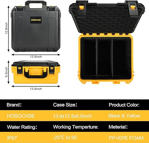 Miniatura 4 de Estuche de almacenamiento para batería Dewalt de 20 V estuches duros impermeables para baterías Dewalt 20V12V60V, organizador de almacenamiento con