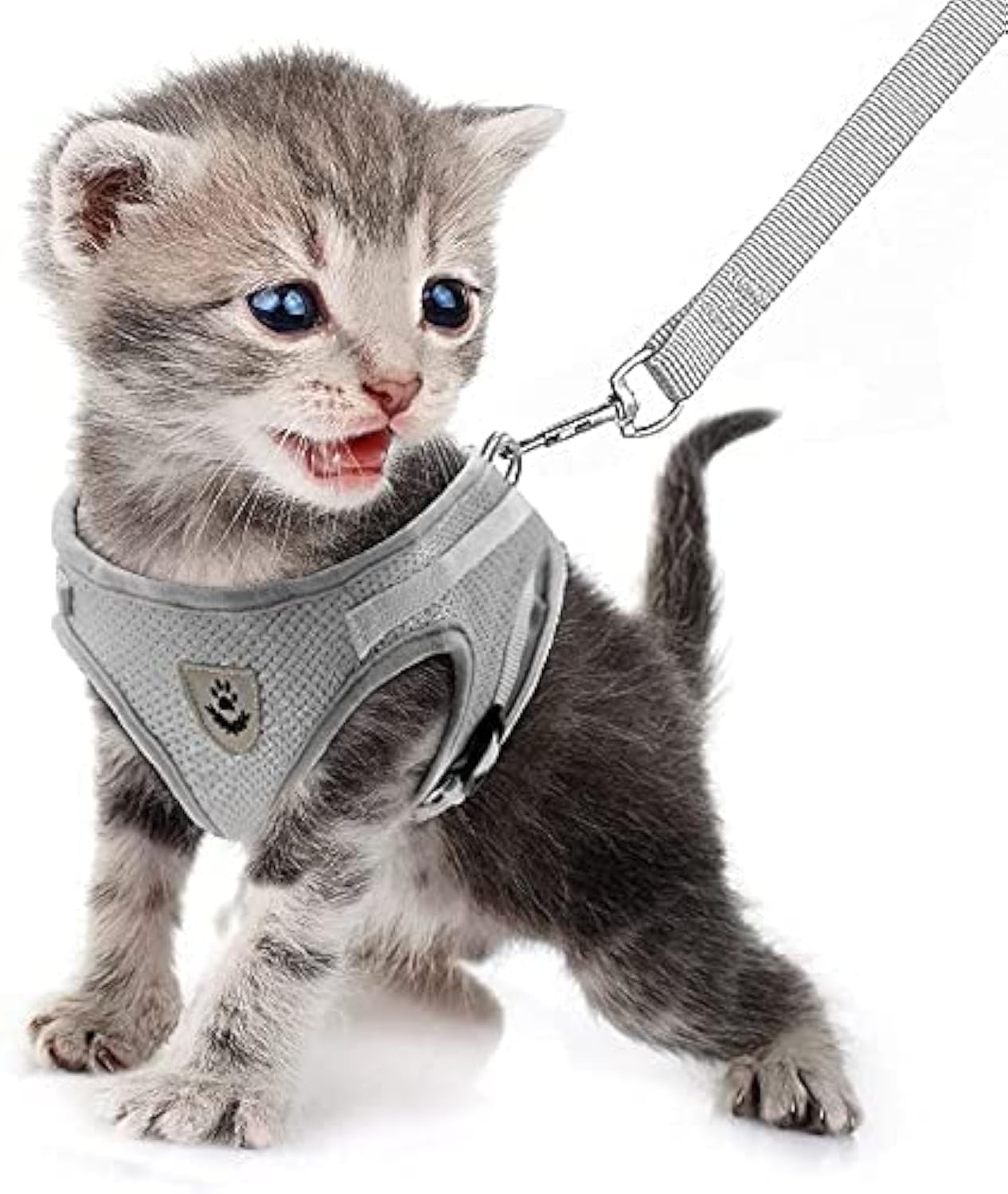 FEimaX Cat Harness and Leash Set for Walking, Escape Proof Adjustable Kitten Vest Soft Mesh Puppy Chest Harnesses with Reflective Strap for Small Dogs Cats