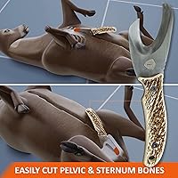 Vista 7 de Kit de afilado FieldTorq Herramienta súper 3-en-1 con funda y afilador Cuchillo de pelado para caza Gancho intestinal Juego de cuchillos