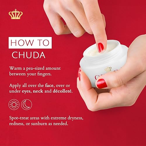 Miniatura 7 de Crema hidratante curativa Chuda para la piel, intensiva, para el envejecimiento de la piel, facial diario para piel seca y sensible, crema facial