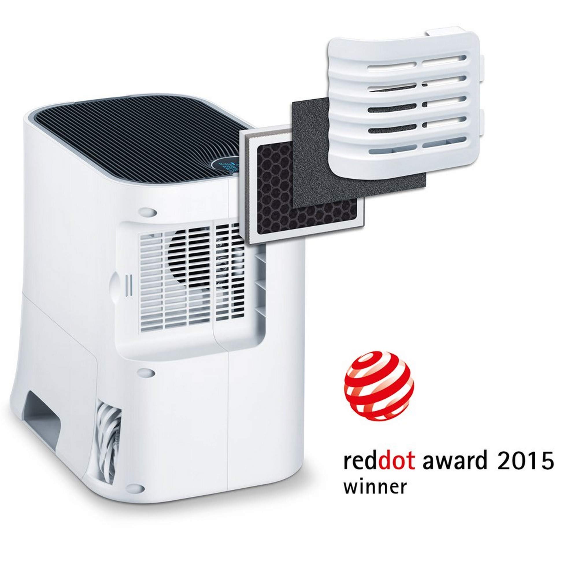 Image secondaire de Beurer LR 330 Purificateur d'air confort, purification et humidification de l'air en un seul appareil, climat ambiant idéal pour