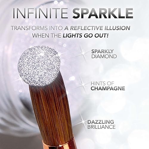 Miniatura 6 de Kiara Sky Polvo acrílico DiamondFX brillo reflectante con efecto de polvo Sparkle Diamond 1 oz, toque dorado