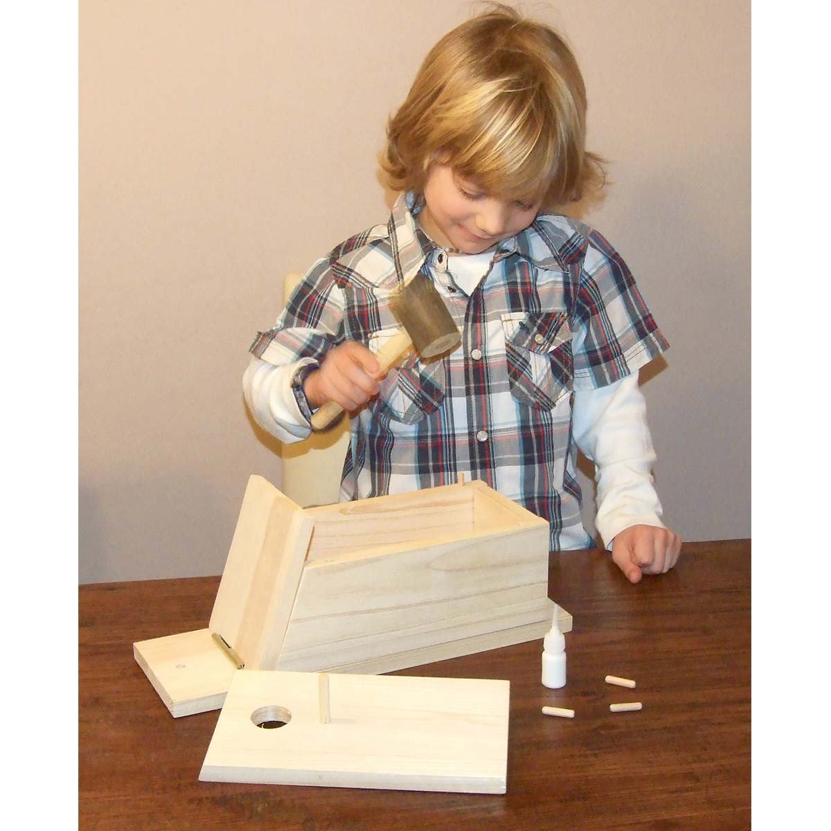 KERBL Nichoir pour oiseaux 36x12x14cm Kit à monter soi-même