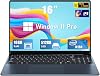 Gaming Laptop, 16 Inch Laptop Computer with Windows 11 Pro, Intel 12th Gen N150 Processorup to 3.6GHz, 16GB RAM 512GB SSD, Backlit Keyboard, FHD 1920  1200, Bluetooth. Dark Blue