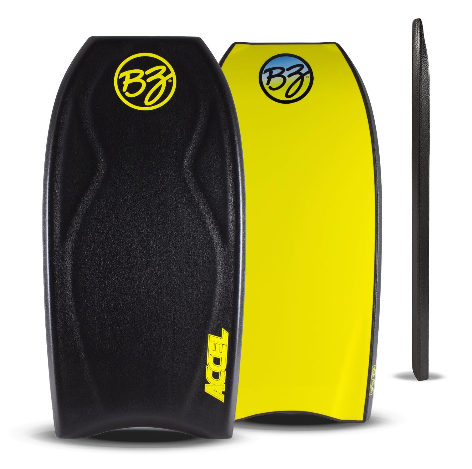 BZ Bodyboards - Accel Pro Board - Crescent Tail, Slick Bulbs, Contoured Deck Cutting Edge, High Performance - Advanced Riders