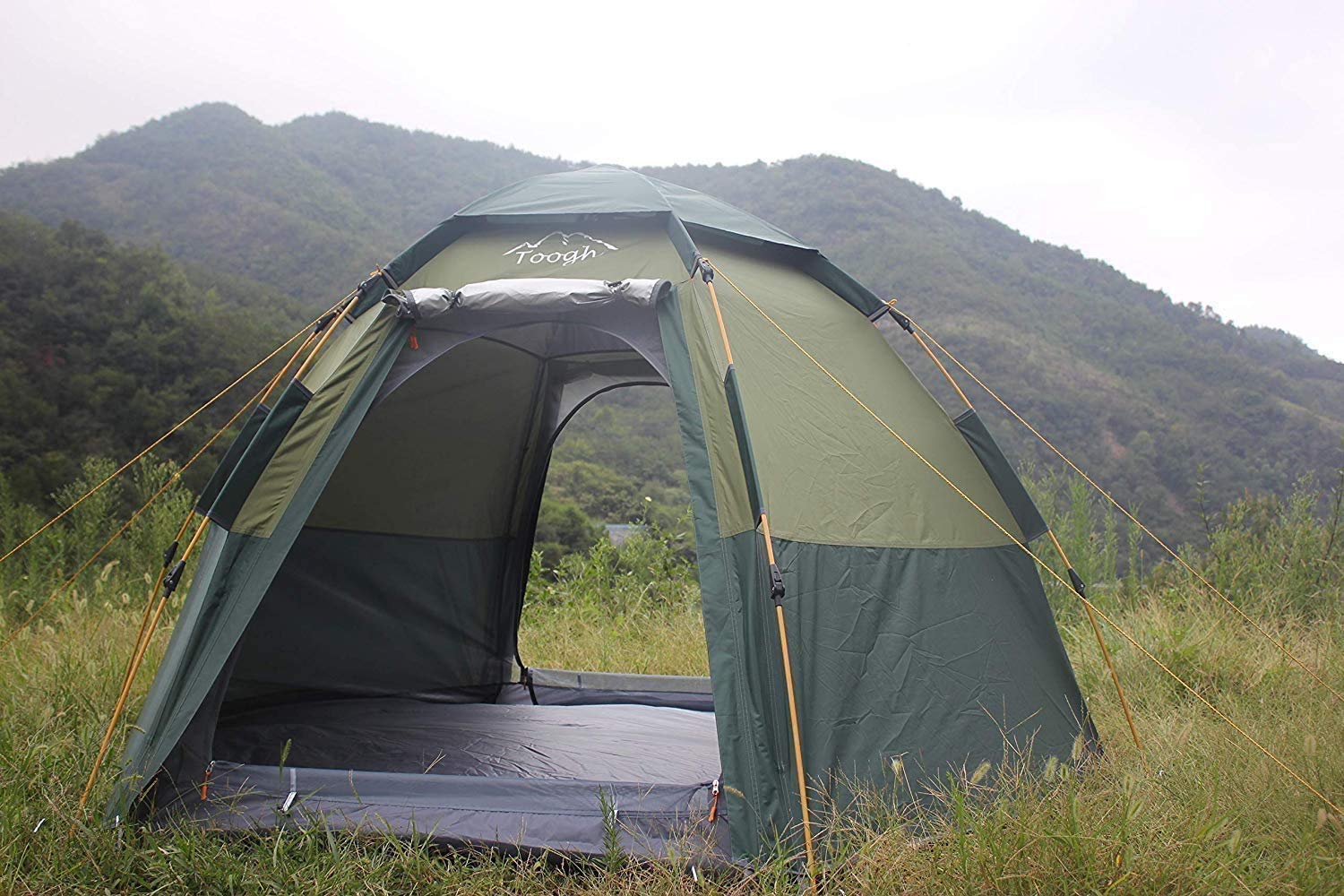 Toogh 34 Person Camping Tent 60 Seconds Set Up Tent Waterproof Pop Up