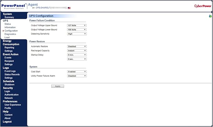 UPS CyberPower OR1500LCDRT2U 1500VA/900W LCD 8 Tomas AVR miniatura 10