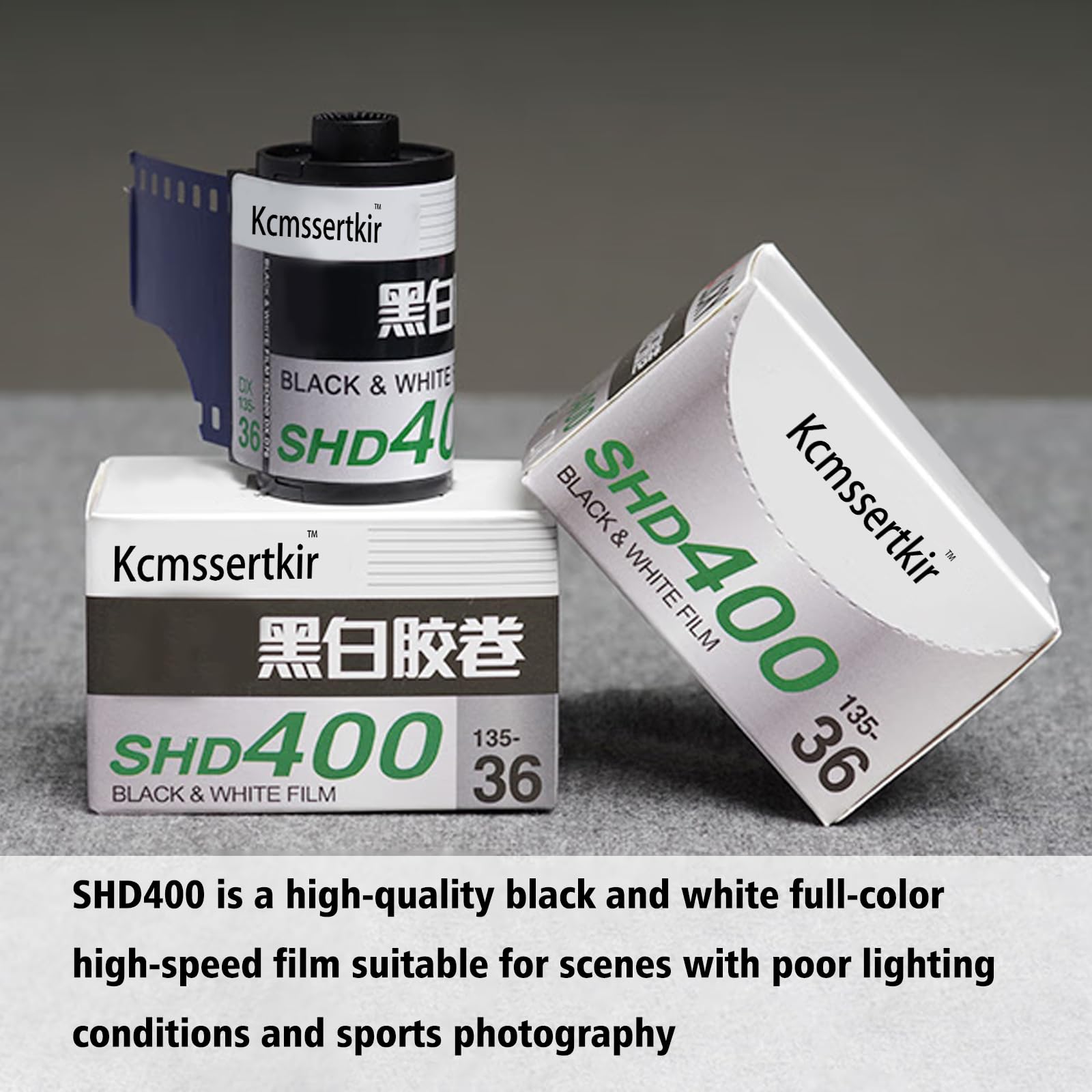 Black and White Film,ISO400,35MM,135-36 Exposures