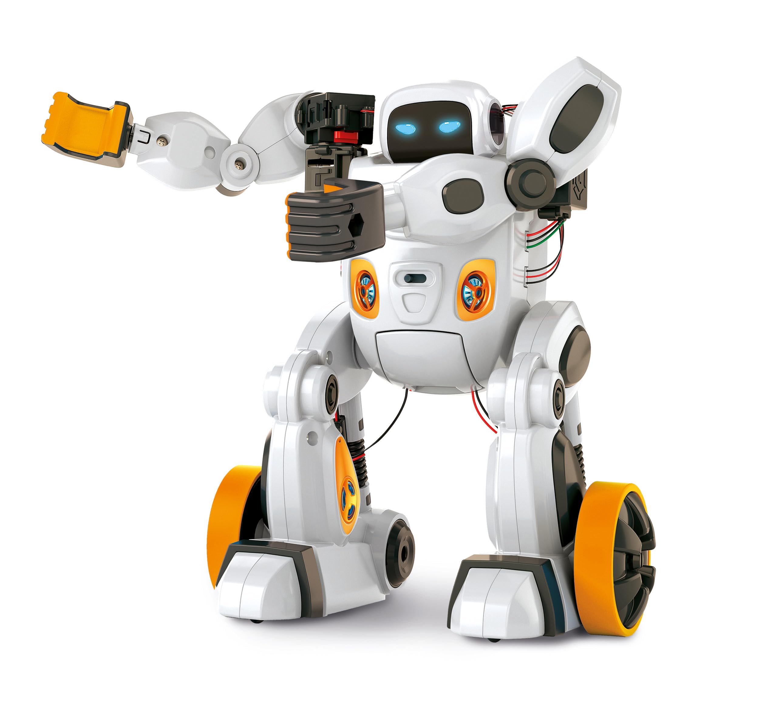 Clementoni Galileo AIRO - Mein interaktiver K.I. Roboter - Trainierbar mit künstlicher Intelligenz, erkennt Gesten- & Sprachsteuerung - Robotik-Spielzeug für Kinder ab 8 Jahren 59351