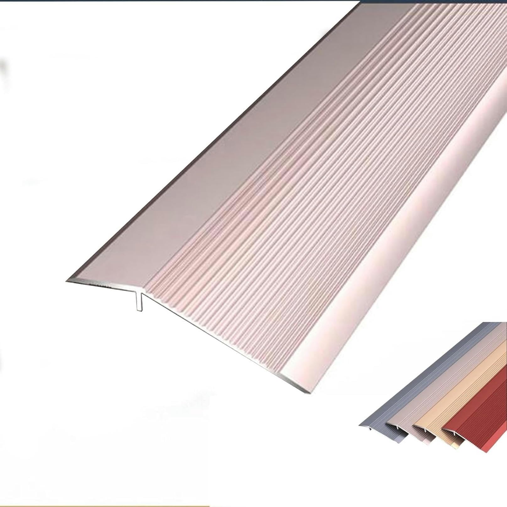 LGEOELIAS Floor Transition Strip, Threshold Ramp, Thresholds for Doorways, Wheelchair Ramp Edge Reducer Laminate Transition Cover Edge Trim Gap Doorway Threshold for Uneven Floors Heights
