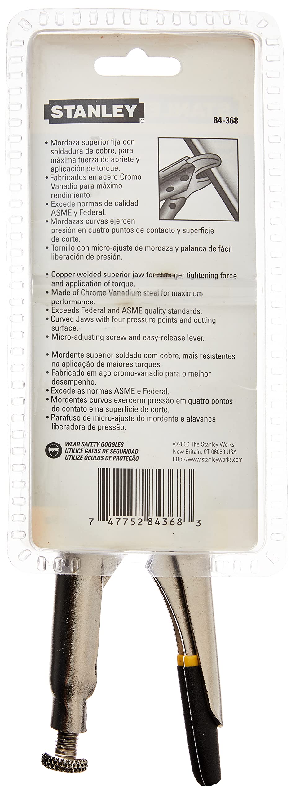 STANLEY Pinza di pressione curva 7 pollici 84-368