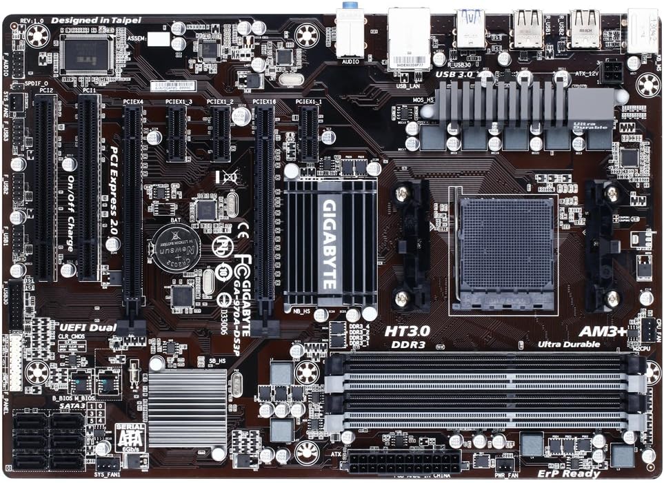 Gigabyte Motherboard AM3 AMD DDR3 1333 760G HDMI Malaysia
