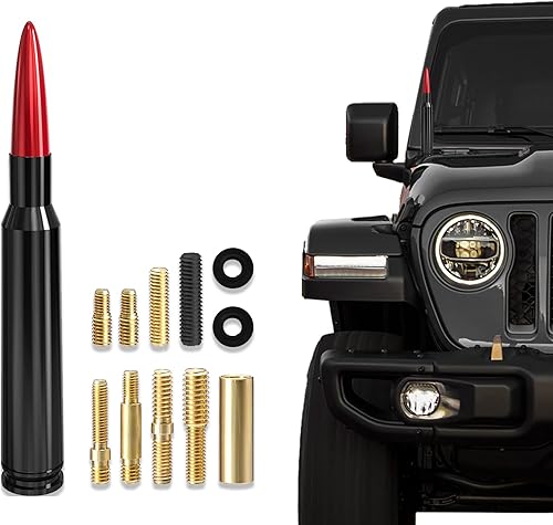 Mástil de antena de bala para automóvil mástil de antena de bala para vehículos accesorios de camionetas resistentes repuesto de antena de vehículo