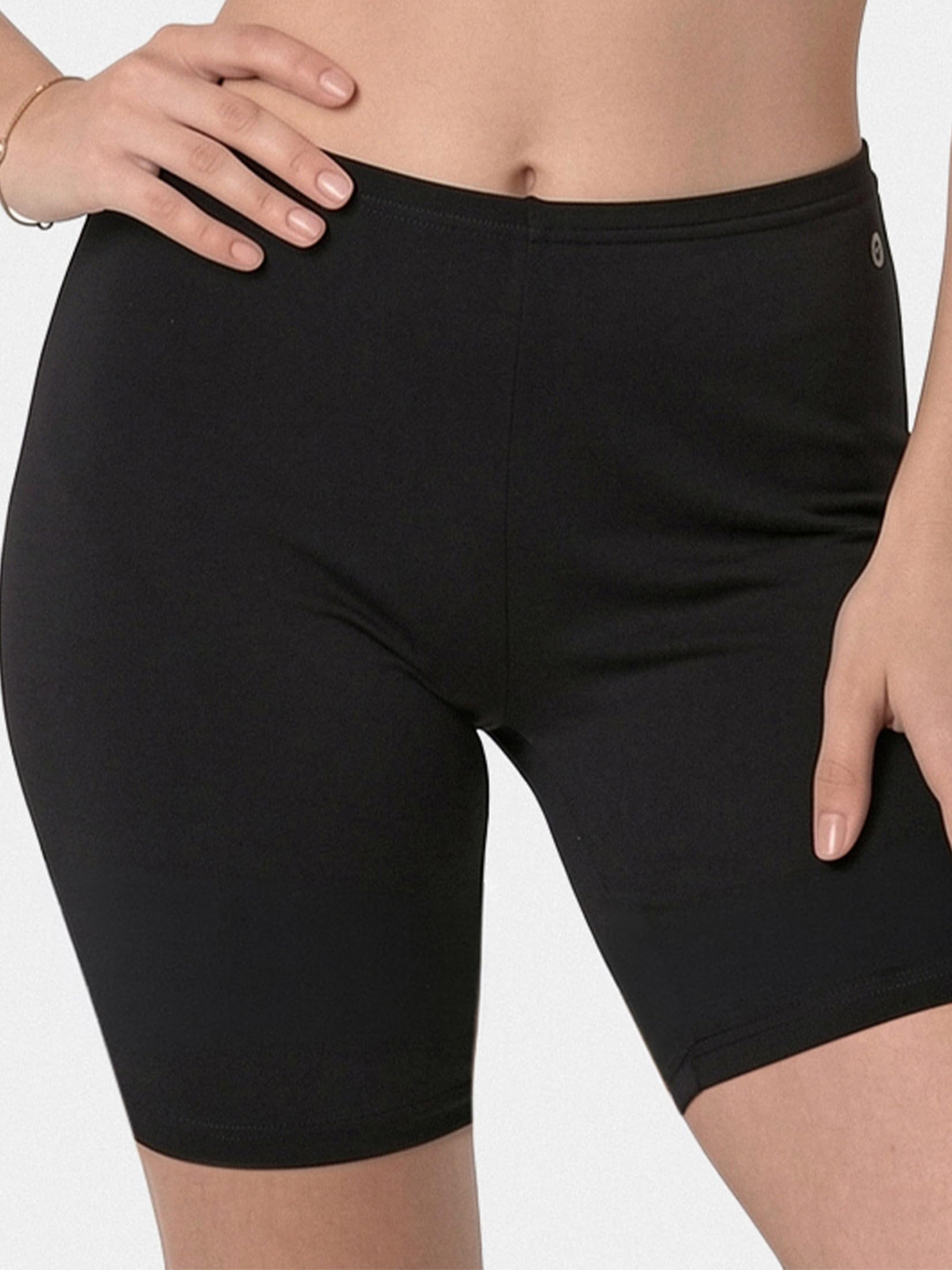 Enamor Women's Shorts (Black, L) 3