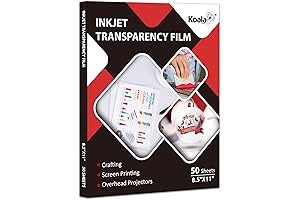 Koala Inkjet Clear to Opaque Transparency Film for Inkjet Printers