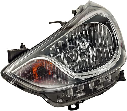 Miniatura 8 de Repuesto para Hyundai Accent GLS, GS, SE 2012-2014, montaje de faros delanteros halógenos con certificación CAPA, cumple con DOT, lado izquierdo y