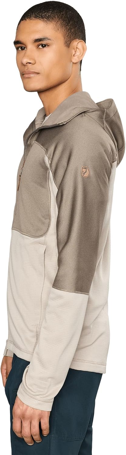 Fjällräven Abisko Men's Trail Full Zip Hooded Fleece - Breathable, Comfortable, Lightweight Fleece Warmth - Hiking, Trekking