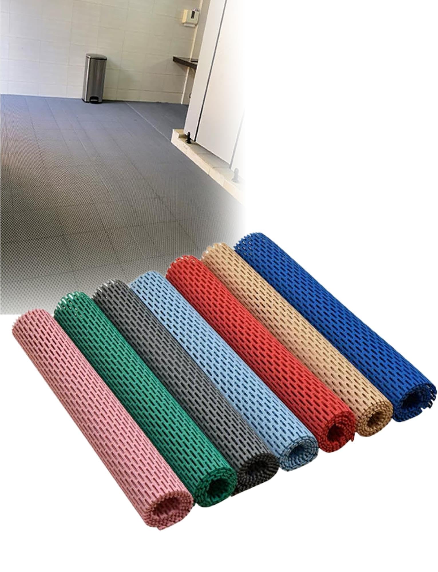 Genérico Alfombrilla de Ducha PVC Antideslizante, Drenante para Baño