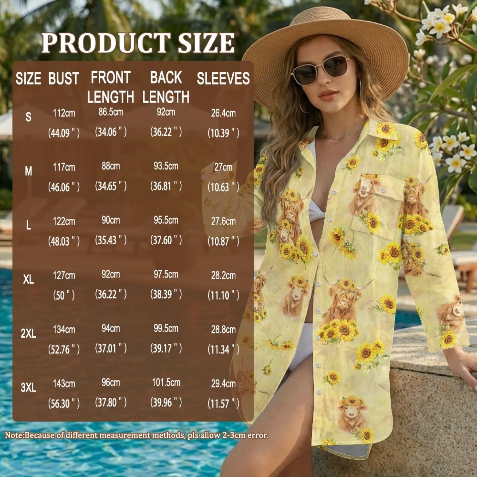 Pareo de playa para mujer, con botones, vestido de playa, camisa, salida de baño, salida de baño para el verano
