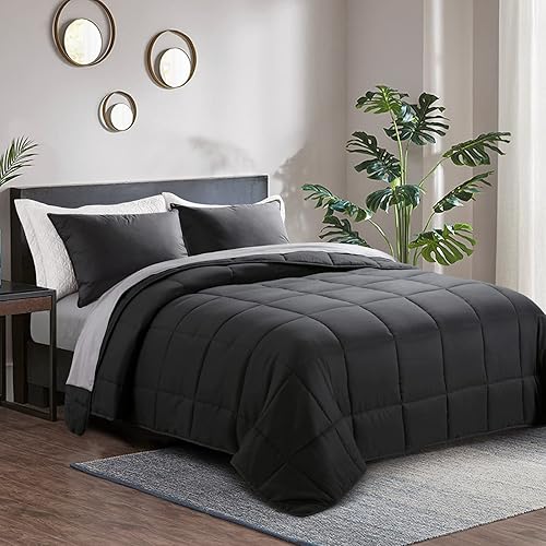 Miniatura 1 de HOMBYS - Edredón de tamaño King extragrande de 120 x 120 pulgadas, ligero, de plumón alternativo para todas las estaciones, relleno de edredón