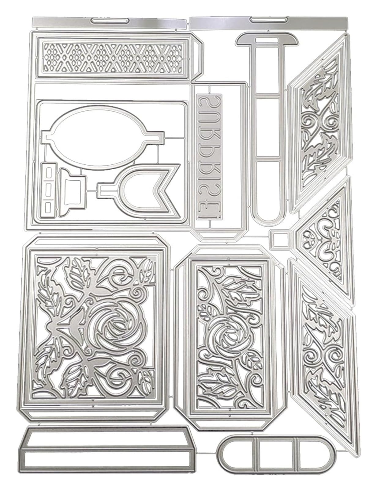 Kit de fabricación de moldes de bricolaje, troqueles de corte de autobús, troqueles de corte de metal, plantilla de álbumes de recortes, troqueles de troquelado de tarjetas, grabado en relieve, álbum