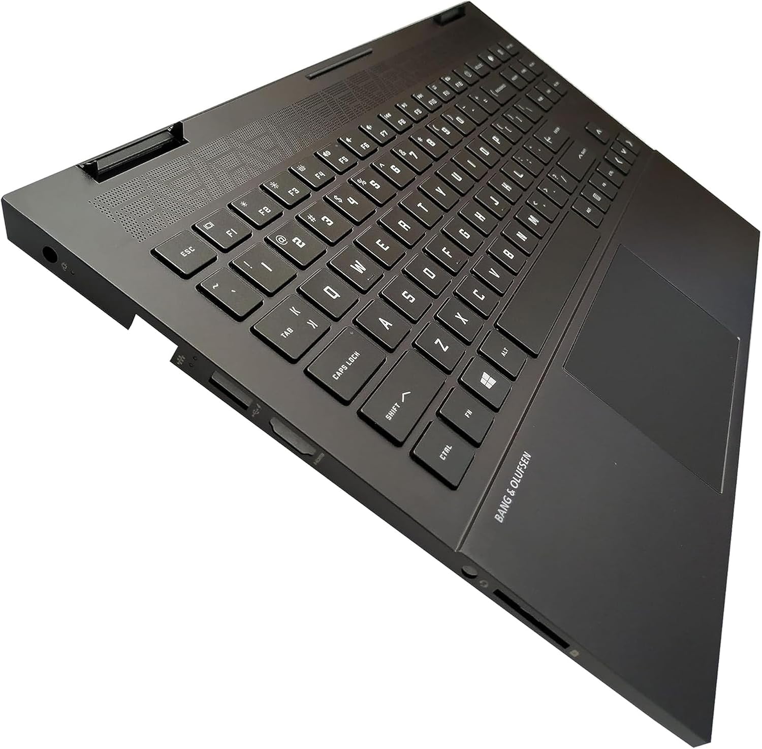 Replacement for HP OMEN 15-EK 15-EN 15Z-EN100 Laptop Upper Case Palmrest RGB Backlit Keyboard Touchpad Assembly Part M00667-001 Black