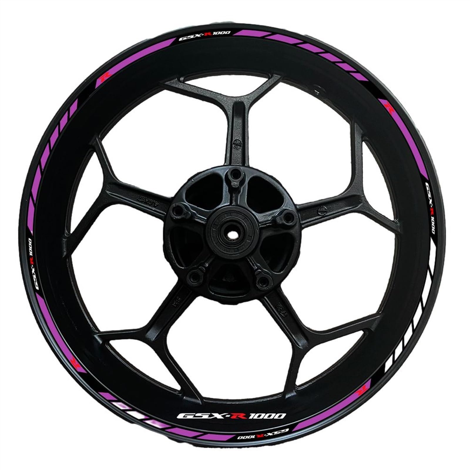 Applique for GSXR1000/R/1000R/S for S&uzuki Motorcycle Rim Decals for Gsx-r 1000 S Wheel Hub for Gsxr1000/R1000 Reflective Stickers(20)