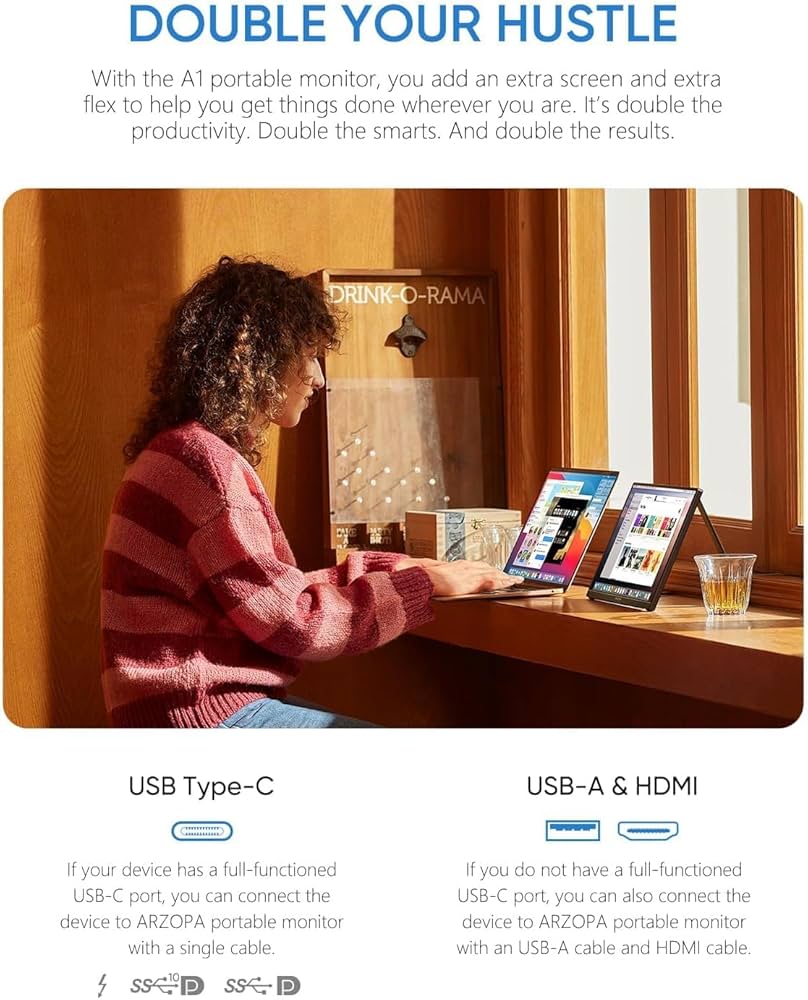 ARZOPA A1 GAMUT Slim ディスプレイ Arzopa A1 Gamut Slim - 14