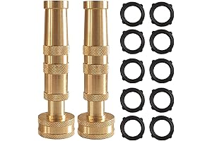 Hourleey Adjustable Twist Hose Nozzle - Control Water Spray with a Twist of Nozzle Dial